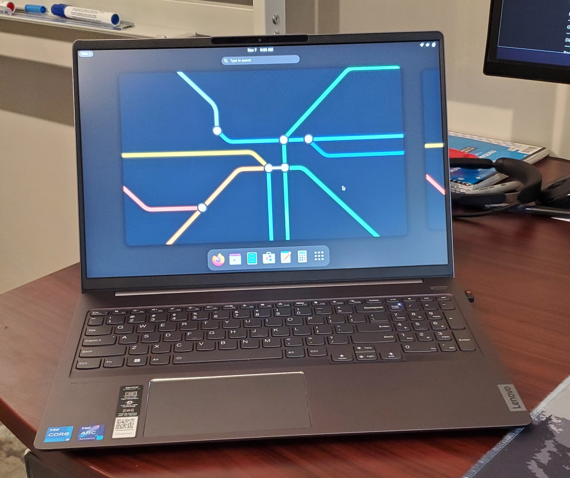 Lenovo IdeaPad 5 Pro - the laptop used for testing Linux distros